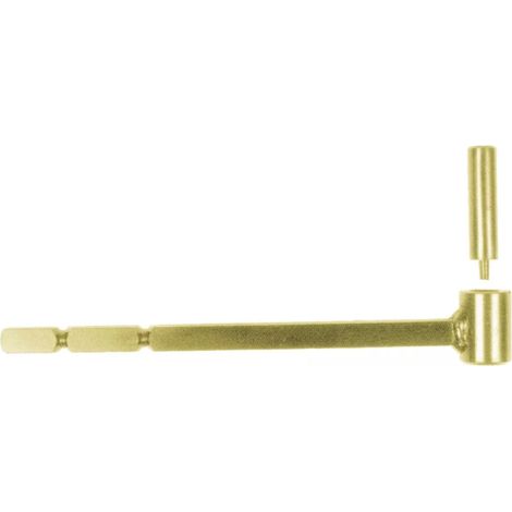 Gonds de portail Pierre - Fer carré D. 12 x 160 mm - Gonds D. 14 mm - Zingué jaune - Seau de 25 pcs