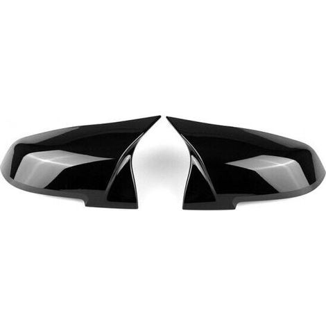 Glänzend schwarze Rückspiegel-Abdeckkappe für BMW F20 F21 F22 F30 F32 F36 F87 M3, Trimec