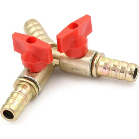 power tool HA4020A POWERTOOL Vanne à 3 voies, répartiteur, laiton et alliage de zinc, 10 mm, robinet à boisseau sphérique pour eau, huile et gaz, arrosage de jardin, construction navale, construction (1/5)