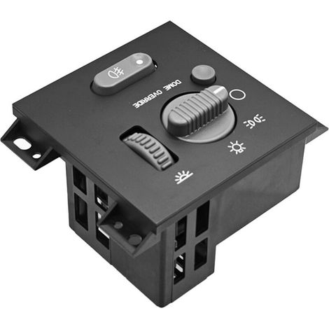 15029237 Bouton de commande des phares et interrupteur des feux de brouillard, compatible avec les Chevrolet Trailblazer 1998-2005, commande les fonctions des phares et des feux de brouillard.