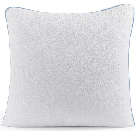 Oreiller 80x80 cm lot de 1, oreiller en mousse à mémoire de forme, hauteur réglable, oreiller de sommeil lavable avec garnissage ajustable, avec fermeture éclair (1/5)