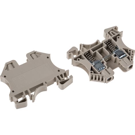 Bloc de jonction RS PRO, 6mm², A visser, Beige ( Prix pour Paquet de 5 )