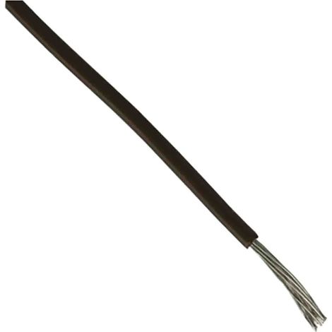 Fil de câblage électrique RS PRO, 5,2 mm², Noir, 20 AWG, 30.5m, 600 V ( Prix pour Bobine de 30 Mètres )