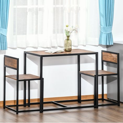Tisch Esstisch kompakt 90 47 cm dreiteilig OKMYHOME (1/4)