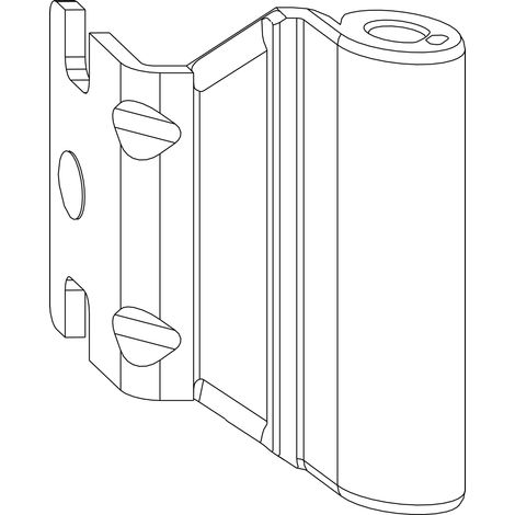 Maco Bandwinkel AS/PVC 12mm Falzluft, 10mm Versatz, Stahl verzinkt