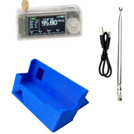 SI4732 Mini Radio LSB USB AM FM 1.9 Pouce Affichage Radio Shortwave Récepteur Radio avec Telescopic Antenne Plus 3D (1/5)