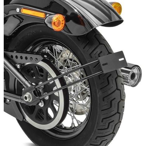 Universalhalterung für seitliches Nummernschild für 20mm Achse Craftride PH1
