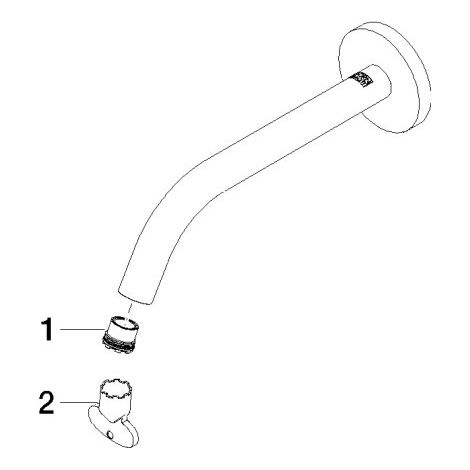 Dornbracht 90282232300-00 Bec Pièces de rechange