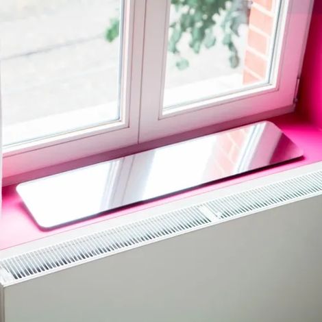 Réflecteur intérieur de lumière naturelle - surface en aluminium - 80 x 20 cm