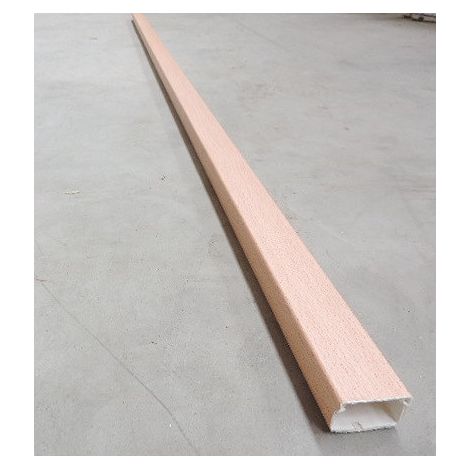 Moulure 40x25mm finition bois hêtre – Couvercle avec fixation adhésive – Vendu au mètre linéaire – Protec