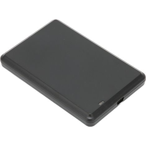Lecteur de cartes sans contact R30D, indicateur LED, 125 kHz/13,56 MHz, matériau ABS, format compact.