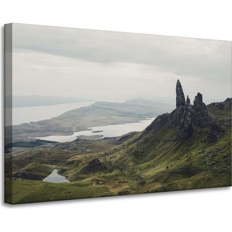 Leinwanddruck Natur Berggipfel 90x60 cm