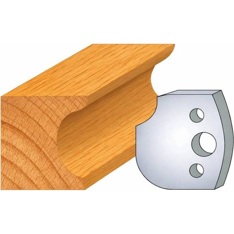 Jeu de 2 Fers Profilés Acier HT 40 x 4 mm - N°175 Fer R 10 mm - Outil de menuiserie - Diamwood