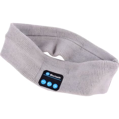 Casque de sommeil Bluetooth, bandeau de sport sans fil pour dormir, casque de sommeil longue durée avec haut-parleurs intégrés, idéal pour l'entraînement, la course à pied et le yoga. (1/5)