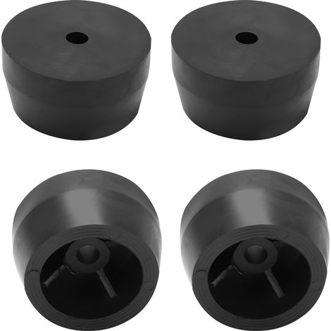 4 Coussinets Anti-Vibrations en Plastique pour Compresseur d'Air 1P à 5P, Semelles de Protection et d'Isolation (1/5)