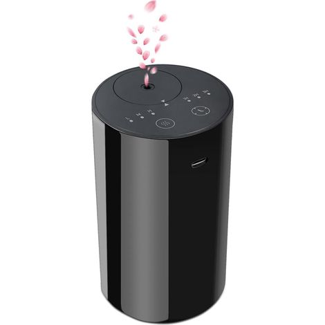 Für wasserlosen Diffusor für ätherische Öle, tragbare Mini-Luftmaschine, Aromatherapie, USB-Aufladung, 1/2/3 Std./Zeit, 3 Nebelstufen, für Zuhause, Auto, Büro