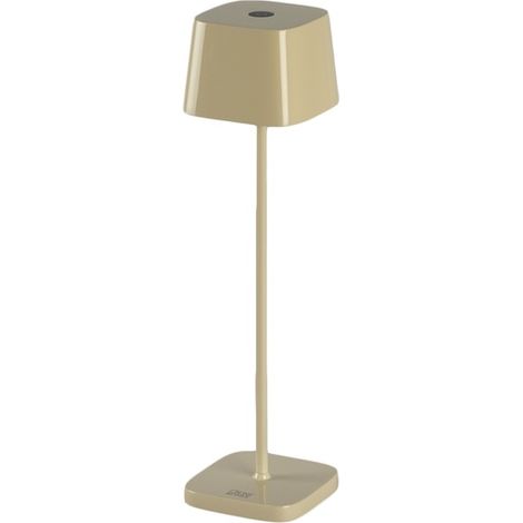 Lampe de table Capri mini Rechargeable brun sable brillant - 7829-333 (1/3)