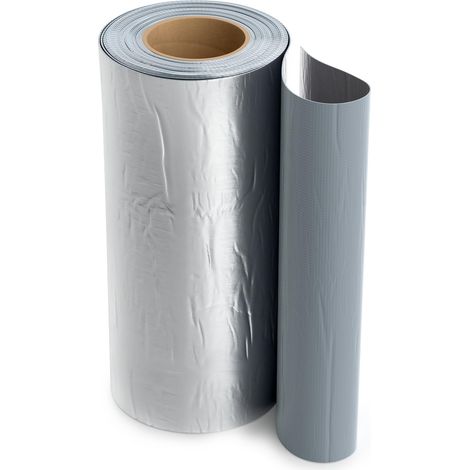 Reparaturband 10m Selbstklebendes Bitumenband Aluband Dachdeckerband Butylband (1/5)