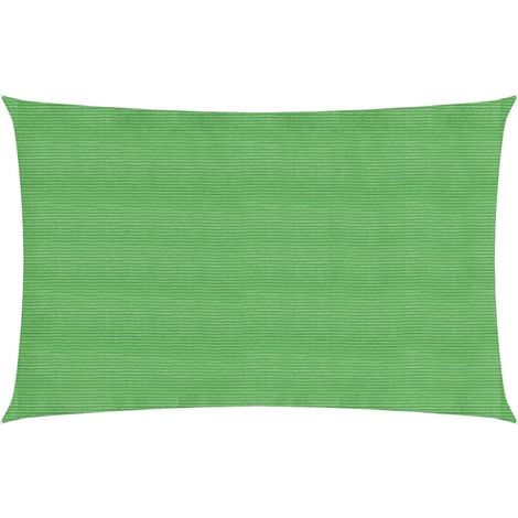 Vela ombreggiante 160 g/m² verde chiaro 3 x 6 m HDPE 020009384