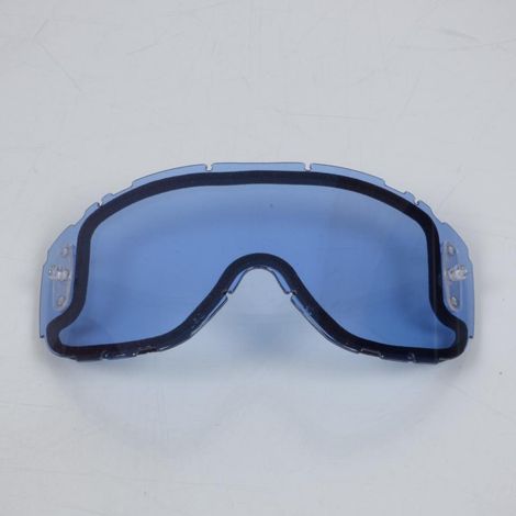 Écran double bleu pour masque lunette cross Smith Piston moto (1/2)
