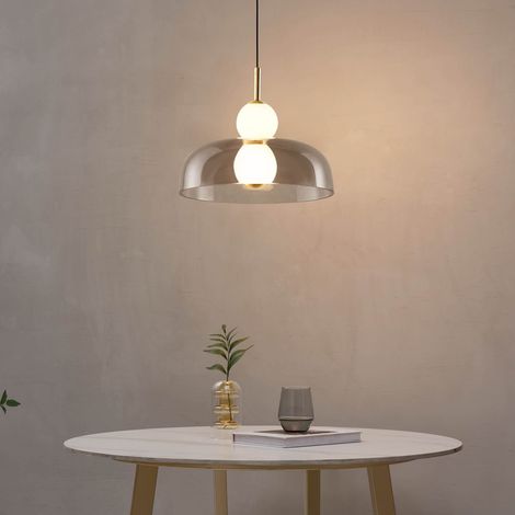 Offene Glas-Pendelleuchte mit integrierter LED 30 cm - Santo