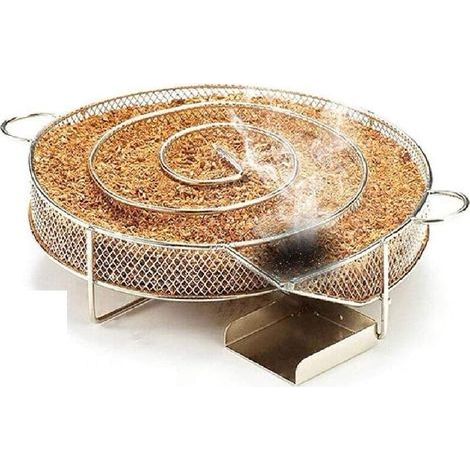 Générateur de fumée froide en acier inoxydable – Boîte à granulés 21 cm pour fumage lent de viande, poisson et fromage (1/5)