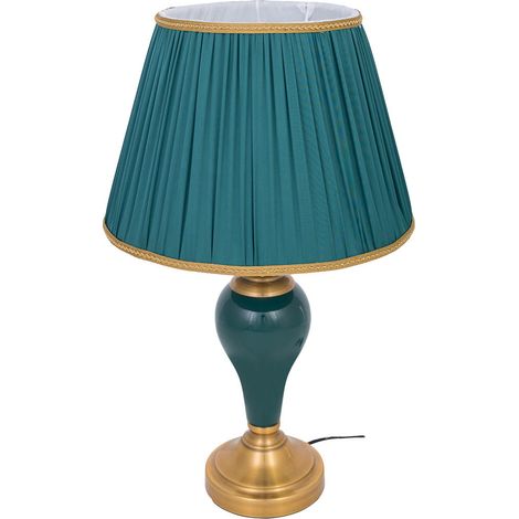 Lámpara de mesa de cerámica azul D33x57h cm (1/5)