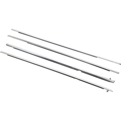Ensemble de 4 joints d'étanchéité de porte 72410 SDA A01, baguette de moulure de fenêtre en caoutchouc pour Honda Accord septième génération (2003-2007) (1/5)