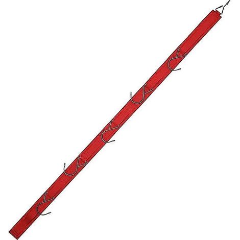 Hockey-Trockengestell, Organizer für Hockeyausrüstung mit 5 Haken, Camping- und Sportzubehör für Studentenwohnheime, Tragkraft 15 kg (1/5)