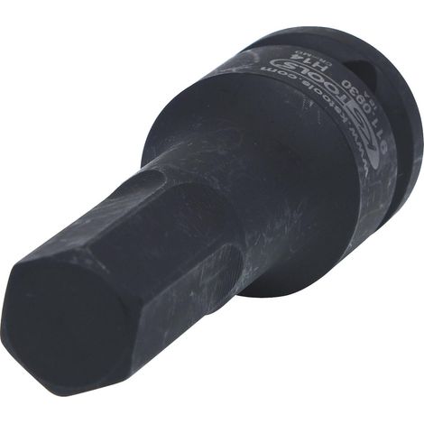 1/2" Bussola p.avvitatori ad impulsi p.viti a esagono incassato,lunga,14mm