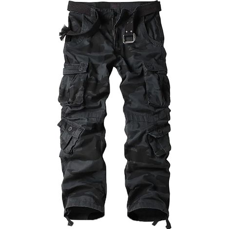 Pantalon Travail Homme, Cargo De pour Homme Décontracté avec Taille Poches Jogging Sport Survetement Shorts Training Sportswear (1/5)
