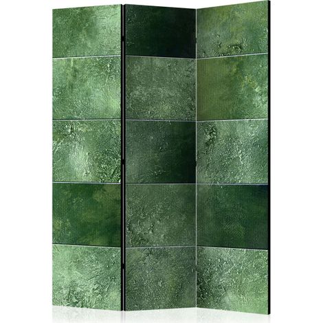 Paravent 3 Volets "Green Puzzle" 135x172cm (1/2)