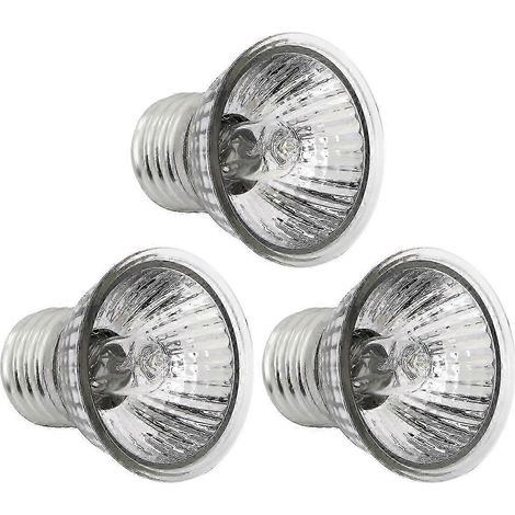 Lot de 3 ampoules chauffantes pour reptiles (lézards, serpents et araignées) (1/3)