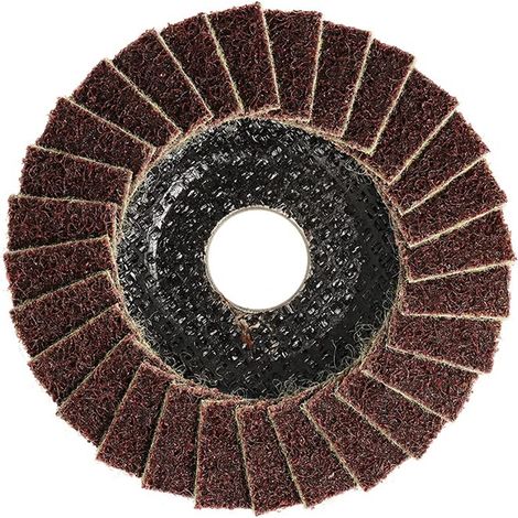 Disco abrasivo lamellare D.115x18mm gr 180 inox (1/4)
