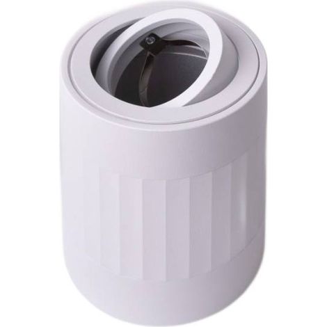 Foco de superficie, tubo móvil, blanco, redondo, 1xGU10 35W Ecolight EC79973 (1/2)