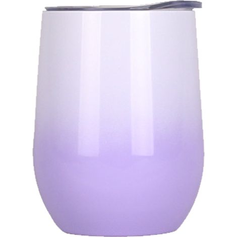 Tumbler En Acier Inoxydable - Isolé Thermique - Pour Vin Café Cocktail Jus - Avec Couvercle Amovible - 1 Pièce (1/5)