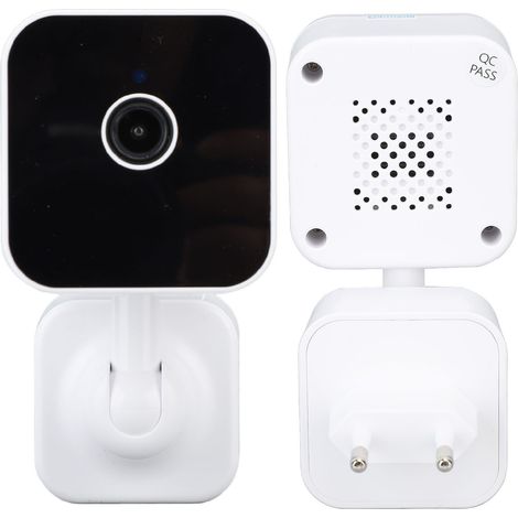 Caméra de sécurité intérieure murale, Vision nocturne sans fil, pour application TUYA, 1080P, Audio bidirectionnel, Surveillance panoramique à domicile, prise ue (1/5)