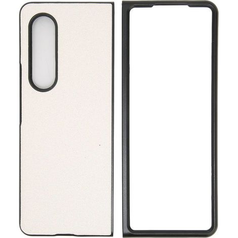 Glitzernde, kratzfeste Handyhülle für Galaxy Z Fold 3, auffällige weiße Hülle, Kratzschutz (1/5)