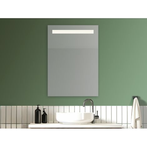 Spiegel mit LED Beleuchtung Bad Wandspiegel TABEA rechteckig 50x70cm (1/5)