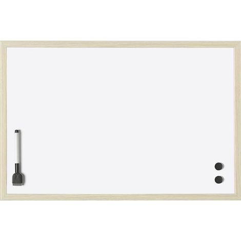 magnetoplan Tableau blanc (l x H) 800 mm x 600 mm blanc laqué