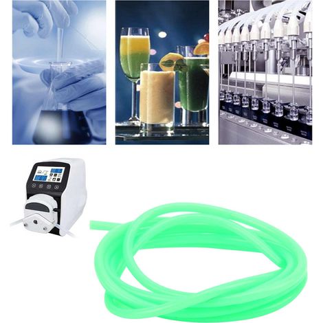 Pompe péristaltique, pompe de titration, tube d'extension externe en silicone vert, 1 mm x 3 mm (1/5)