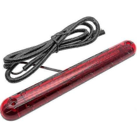 Troisième feu stop, 24 LED, 12 V, montage en hauteur, rouge (1/5)