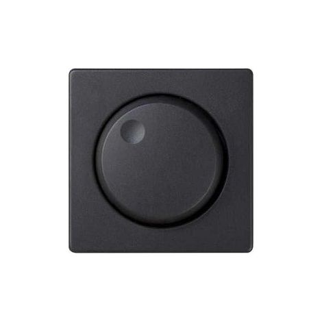 Regulador conmutador electronico giratorio Simon 82  Negro