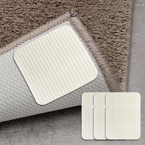 Set mit 6 wiederverwendbaren Antirutschmatten – Antirutschmatte – Quadratische Matte – Rückstandsfrei – 10 cm x 10 cm (1/5)