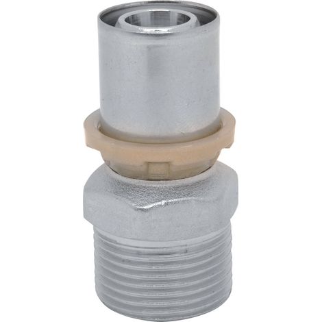 RACCORDO A PRESSARE DIRITTO 'ART. 402' 16 x 1/2 - maschio- 10 pezzi  - ICMA