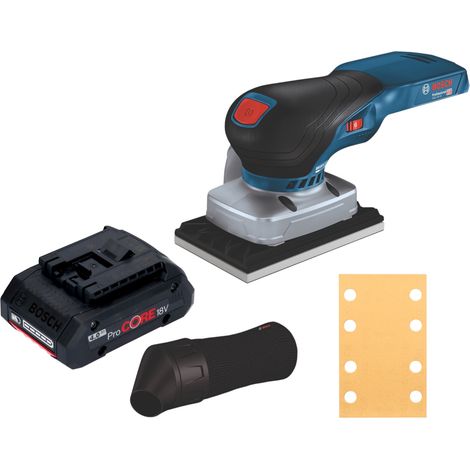Levigatrice oscillante a batteria Bosch GSS 18V-13 Professional 18 V 100 x 110 mm + 1x batteria ProCORE da 4,0 Ah - senza caricabatterie (1/5)