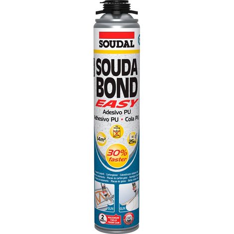 Espuma Soudal SoudaBond Easy Poliuretano Pistola 750 ml