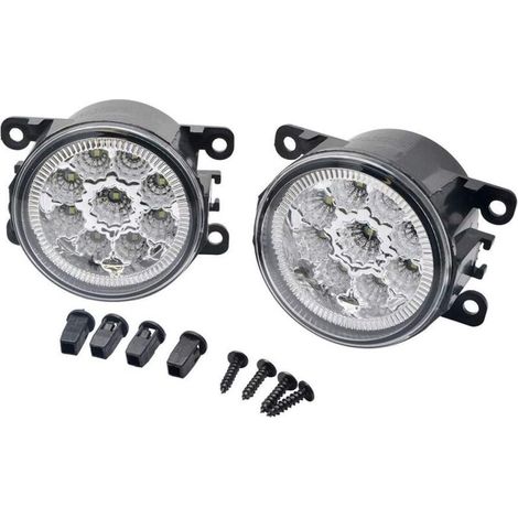2pcs 9 LED fog lights for F0rd Firesta MK6 MK7