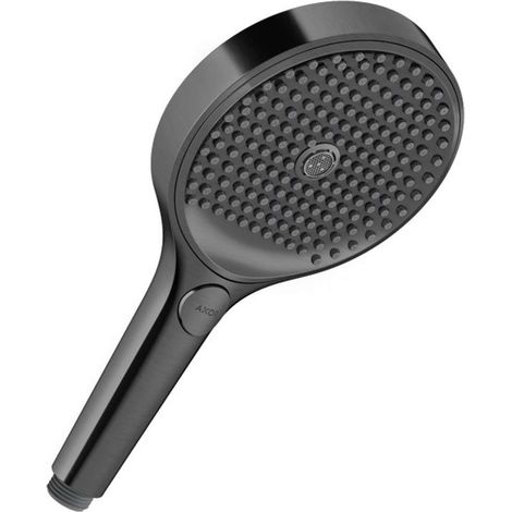 Axor ShowerSolutions - Handbrause, 3 Strahlarten, EcoSmart+, chrom schwarz gebürstet 39774340 (1/2)