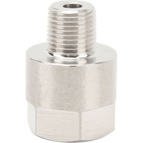 Manomètre d'huile en Acier Inoxydable A /8in NPT M à M10x1.0 Raccord Fem pour Jauge de Température de Pression de Carburant d'huile Décollage. (1/5)